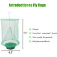thumbnail image 2 of Fly Trap Fly Catcher Most Effective Trap Ever Made with Pots Fly Catcher Bait Fishing Apparatus Fly Catcher Cage for Indoor or Outdoor for Family Farms, Park, Restaurants, 2 of 7