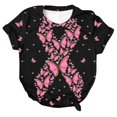 thumbnail image 1 of WEAIXIMIUNG T-Shirt Graphique de la Saint-Valentin pour la Sensibilisation au Cancer, 1 of 4