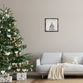 thumbnail image 2 of Stupell Industries Merry & Bright Scene Holiday Painting Black Floater Framed Canvas Art Print Wall Art, 18 x 18, 2 of 9