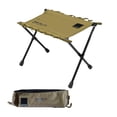 thumbnail image 1 of Taburete de camping ligero y compacto, plegable, para festivales, barbacoas, viajes Caqui, 1 of 8