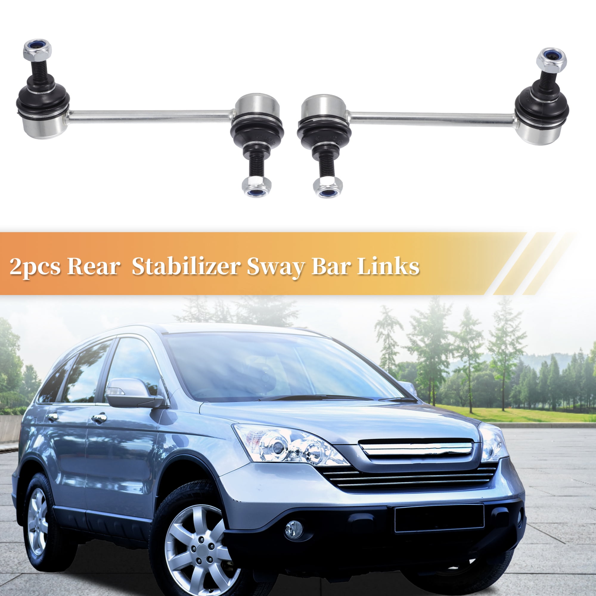 Unique Bargains 2pcs Rear Sway Bar Links Stabilizer Link Kit for Honda Pilot 2003-2008 for Acura MDX No.K90716/K90717