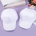 thumbnail image 6 of 10 Pieces Baseball Caps, DIY Baseball Hats for Kids, Blank Caps with Adjustable Back Strap, Sun Hats for DIY Painting, 6 of 7