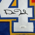 thumbnail image 3 of Autographed/Signed Dan Issel Denver Blue Retro Rainbow Basketball Jersey JSA COA, 3 of 4