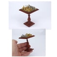 thumbnail image 1 of Metal Chess Set and Table Chess Pieces 1:12 Dollhouse Accessories for Kids Pretend toys CUTICAT Mini tablero de ajedrez de casa de muñecas, 1 of 8