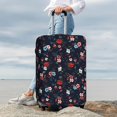 thumbnail image 4 of Uemuo Vintage Rose Printed Washable Luggage Cover - Fashion Suitcase Protector Fits 18-32 Inch Luggage -Small, 4 of 9
