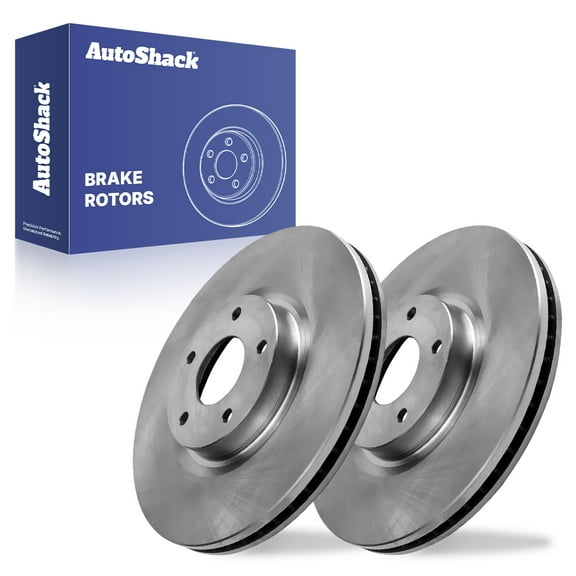 AutoShack 11.65" (296 mm) Front Vented Brake Rotors | Replacement for 2013-2024 Nissan Altima | 2-PC Set
