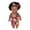 C, variant on Wdhugt Black Baby Doll With Curly Hair 12 Inch Vinyl Doll For Girls Ages 3-6 Years Old Soft Body Toy Pvc Material Color A A
