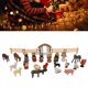 thumbnail image 5 of Calendario de Adviento de la Natividad Belén de Resina Juguete para niños Memorable para el hogar ANGGREK Otros, 5 of 8