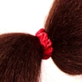 thumbnail image 4 of Amelia Beauty, Red Satin Scrunchies, 2.25in Diameter, Gentle on Hair, Strong Hold, No Snag, No Dents or Creases. 12 Pack, 4 of 9