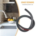 thumbnail image 4 of Water Barrier Waterproof Strip Silicone Shower Barrier Water Stopper Sealing Strip For Bathroom Kitchen Bendable Waterstop Strip, 4 of 11