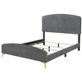 thumbnail image 2 of HMD Waylon King Upholstered Panel Bed, Gray, 2 of 5