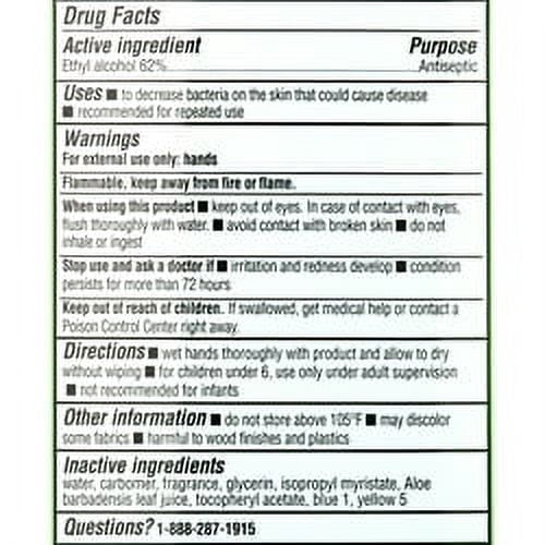 Equate Hand Sanitizer with Aloe, 60 fl oz