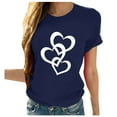 thumbnail image 1 of Birdeem T-Shirts à Manches Courtes Imprimé Tournesol pour Femmes et Filles Grande Taille, 1 of 7