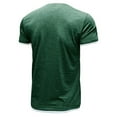 thumbnail image 5 of Bowake Summer Tops for Men Round Neck Short Sleeve Basic Shirts Casual Solid Color Sports Workout Blouse Tees, 5 of 5