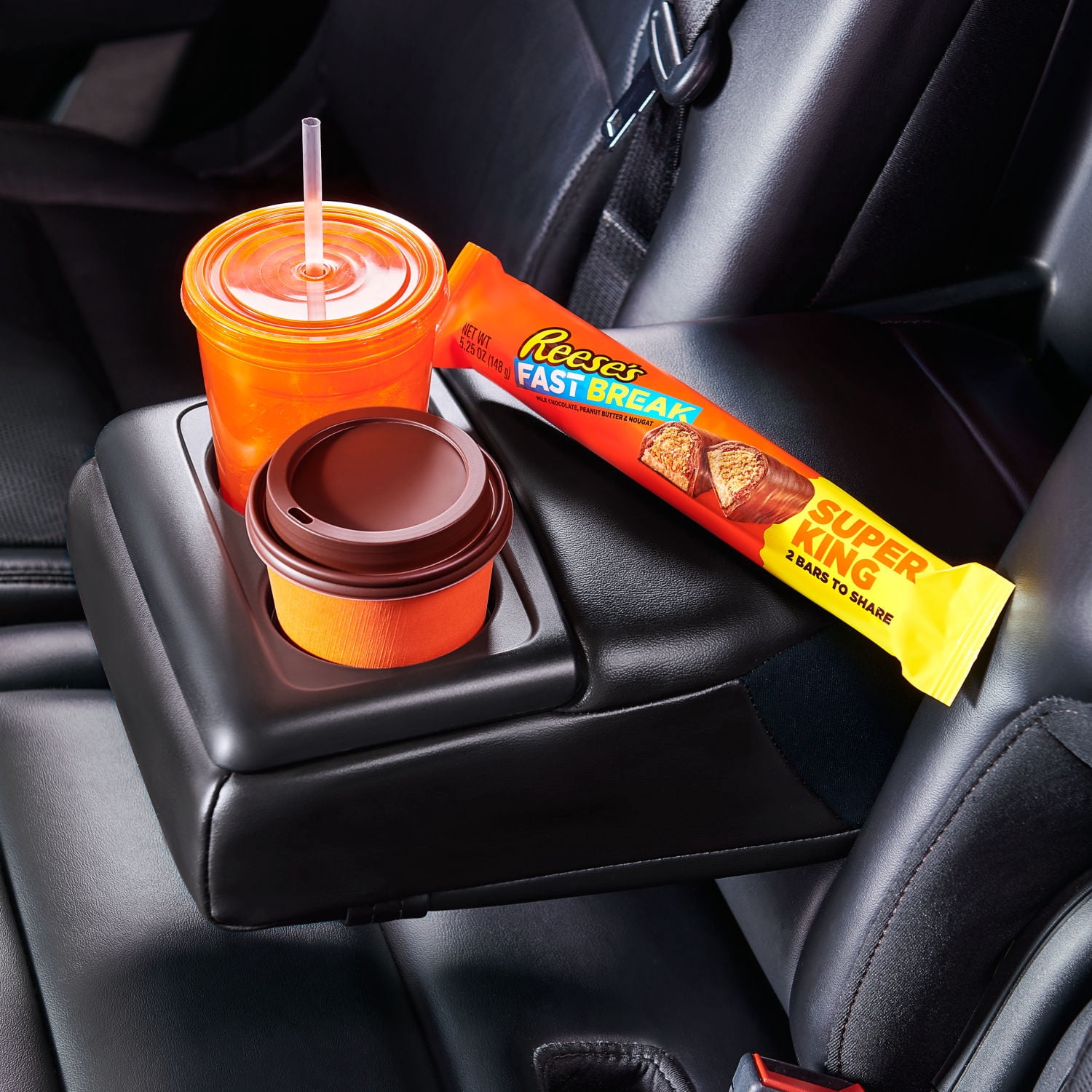 Reese's Fast Break Chocolate, Peanut Butter and Nougat Super King Size Candy, Bar 5.25 oz