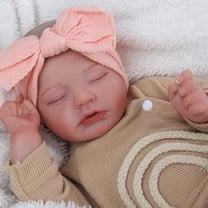 Realistic Newborn Baby Dolls - 20 Inch Sleeping Soft Reborn Doll, Handcrafted Weighted Newborn Doll