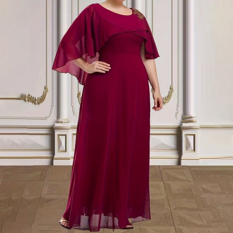 formal long dresses for short women Lara Dresses 29193 Short Sleeve Long Formal Evening Dress – The Dress Outlet