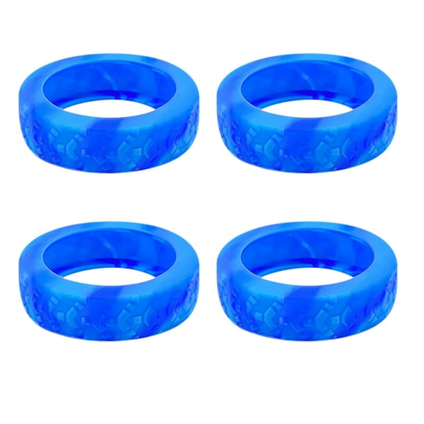 Xihbxyly Fundas para Ruedas de Equipaje, Diseño Silencioso y Colorido, Protección Contra Rayones, Reducción de Ruido, Duraderas y de Fácil Instalación, Multiusos para Muebles, Juego de 4, Tamaño de 5