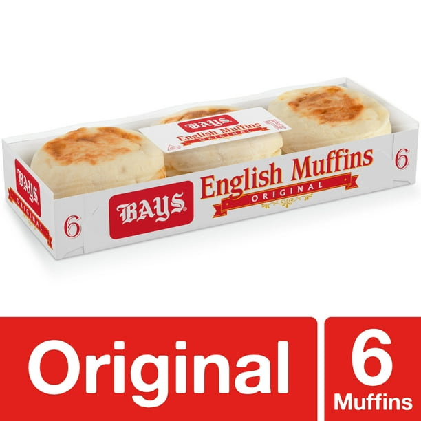 Bays Original English Muffins, 6 count, 12 oz