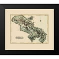 thumbnail image 2 of Lucas 23x20 Black Modern Framed Museum Art Print Titled - Caribbean Martinique - Lucas 1823, 2 of 5