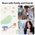 thumbnail image 5 of Item Finder Tracker-4 Pack: Smart Bluetooth Tracker, Item Finder Works with Apple Find My & Google's Find Hub(Android), Replaceable Battery, Smart Trakcer Tags for Keys/Luggage/Backpack, FCC Approved, 5 of 10