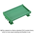 thumbnail image 3 of Unique Bargains Support de Rail DIN pour 90mm x 72mm PCB, Boîtier, Support, Vert, 3 of 4