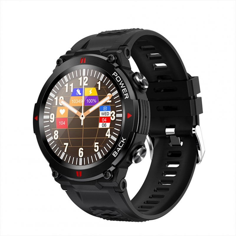 A80 Smart Watch 1.32 Inch Lcd Hd Touch Screen Multi dial Magnetic Charging Ip68 Waterproof Smartwatch Black Walmart