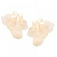 thumbnail image 2 of HLONK Newborn Baby Girls Princess Socks Lace Ruffle Frilly Ankle Dress Sock for Infants Toddler, 2 of 7