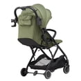 thumbnail image 6 of Parent's Choice Quick Fold Baby Stroller with Full-reclining Backrest, Compact and Lightweight Design for travel convenience, Olive Green, 6 of 14
