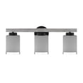 thumbnail image 2 of Atlas Lighting and Home 3-Light Vanity Light with Frosted cylinder glass shades - 24", 2 of 2