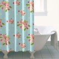 thumbnail image 5 of Waterproof Pioneer Shower Curtain 36x72 Inch Polyester Unique Colorful Floral Shower Curtain for Bathroom Hotel Home Decor with 7 Plastic Hooks, 5 of 5
