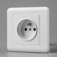 thumbnail image 2 of Jinsinto Interrupteur de Va-et-Vient - Prises Électriques Standard - Prise Extra-Plate - Prise Murale - Interrupteur de Va-et-Vient Sans Fil - Prise Murale - Blanc, 2 of 3