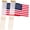Pack of 12, variant on 50 Pcs 12x18 Inch American Flags on Stick, American Flags, USA Stick Flag with Handheld and Grounded Multi-Purpose Flagpole, Design for Memorial Day, 4th of July, Veterans Day