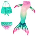 thumbnail image 1 of Traje de baño novedoso para niños, ropa dividida con aleta de cola de sirena zhangyuxiang unisex, 1 of 2