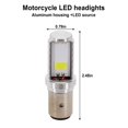 thumbnail image 6 of 12V H6 Headlight Bulbs H4 Ba20D Px15D Led Motorcycle Headlight Scooter Motobike Head Lamp Hi/Low Beam White Led, 6 of 7