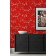 NextWall Cherry Blossom Floral Peel and Stick Wallpaper (Pacific Blue