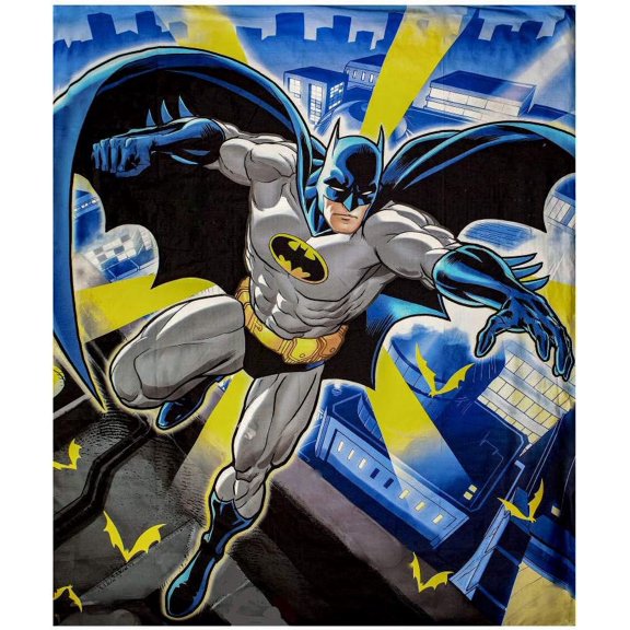 Comforter Set Twin - Batman in City - Twin Bed 86"x 68" with 1 Pillow Sham