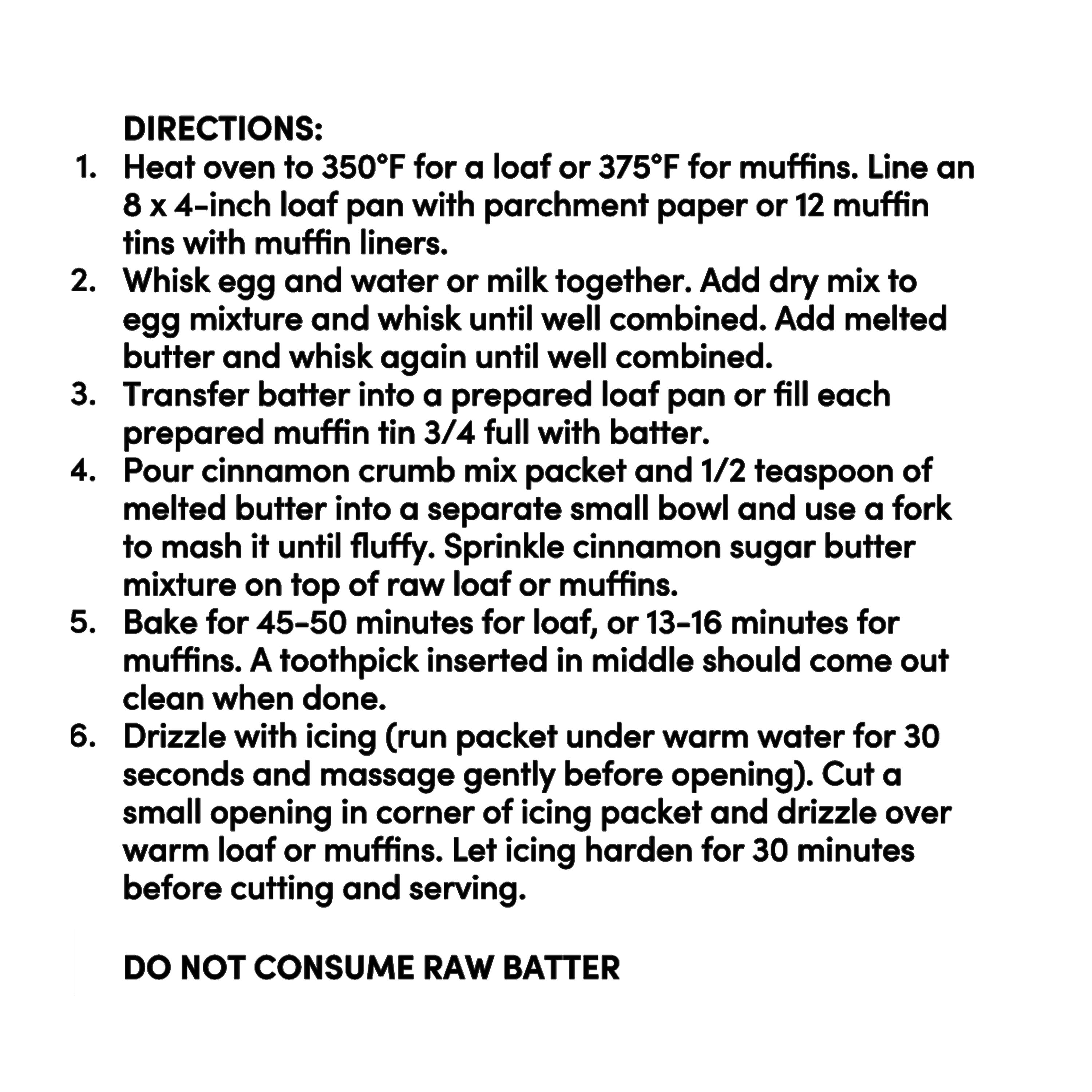 bettergoods Pumpkin Spice Quick Bread Mix with Crumble & Icing, 15 oz