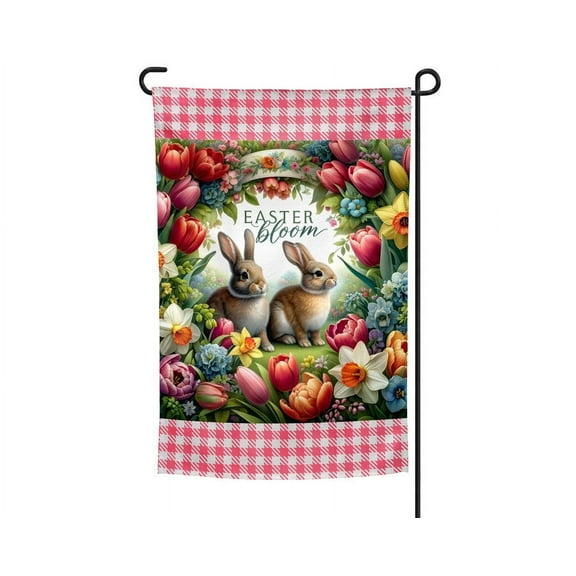 Easter Garden Flag