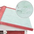 thumbnail image 5 of vidaXL Outdoor Rabbit Hutch 3 Doors Red Wood, 5 of 5