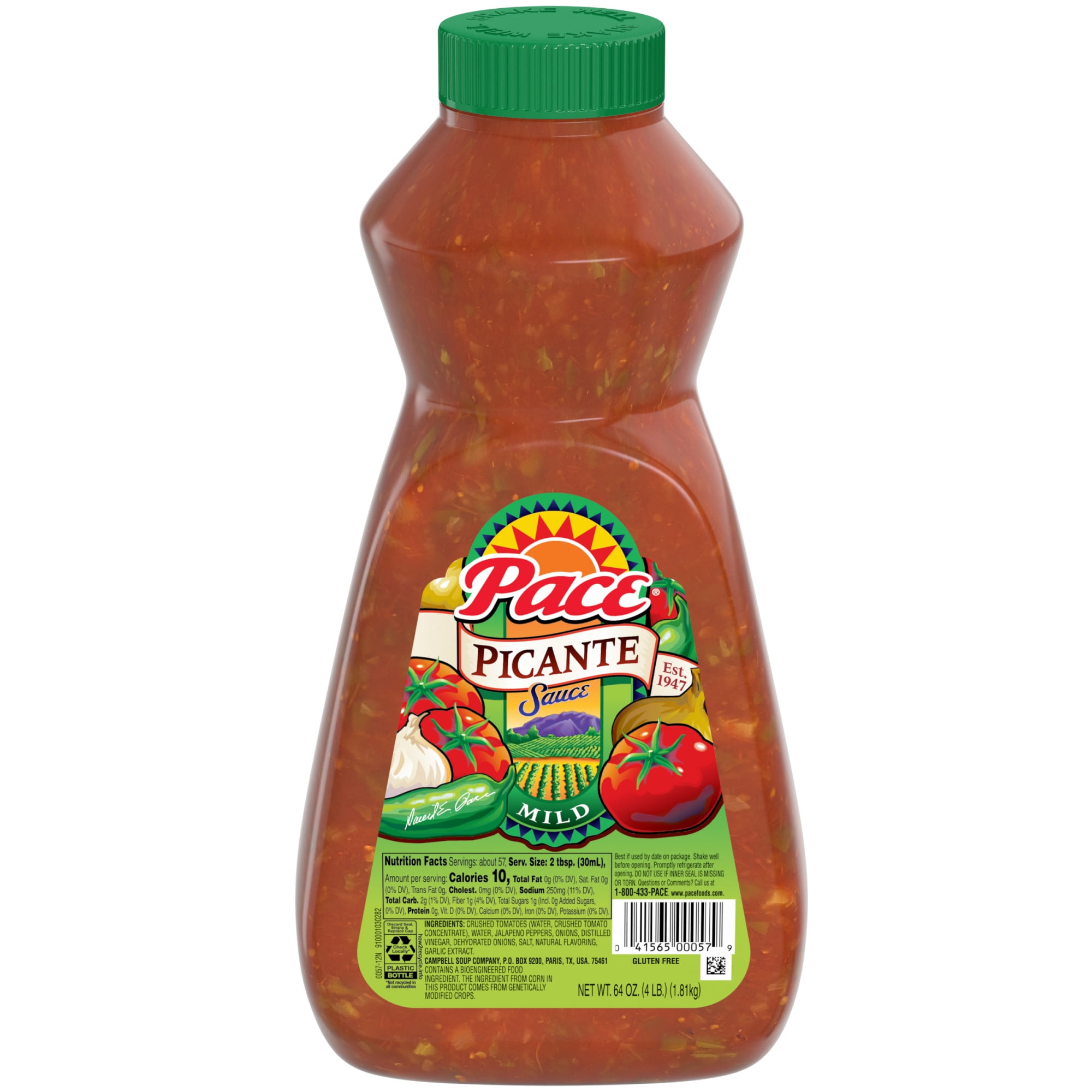 Pace Mild Picante Sauce, 64 oz. - Walmart.com - Walmart.com