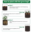 thumbnail image 7 of KBOOK Potato Grow Bags with Flap 5 7 10 Gallon Plant Grow Bag Vegetable Grow Bags for Potato Carrot Onion Tomato Vegetables, 7 of 7