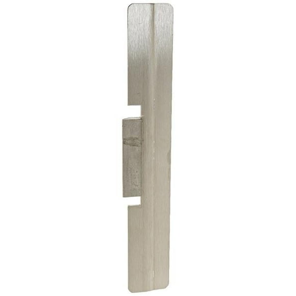 12 in. Full Lip High Security Strike with 6 in. CTC Latch Holes, White Coated