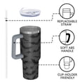 thumbnail image 4 of Bat Silhouette Halloween Pattern Tumbler with Handle and Lid,40oz Double Wall Vacuum Insulated Tumbler,Cups Gift for Women and Men, 4 of 7