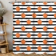 thumbnail image 2 of Fall Shower Curtain, Fall Pumpkin Shower Curtains for Bathroom, Autumn Thanksgiving Day Harvest Decor Waterproof Fabric with Hooks 72x72 Inch, 2 of 6
