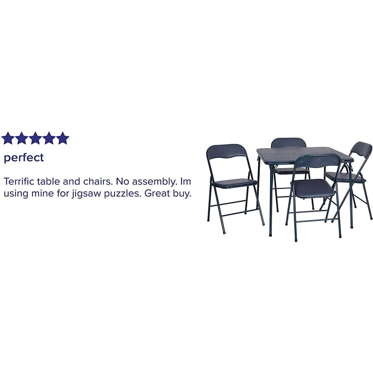 Card table sales chairs walmart