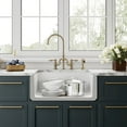 thumbnail image 4 of Whitehaus Collection 27" Reversible Single Bowl Fireclay Kitchen Sink, 4 of 6