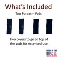 thumbnail image 6 of Crutcheze Forearm Crutch Cuff Pads – Soft, Comfortable Covers for Adult Forearm Crutches – Moisture-Wicking, Durable Mobility Aid Cushion – Designed in USA, 6 of 6