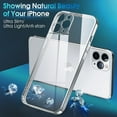 thumbnail image 2 of Crystal Clear Case for iPhone 11 Pro Max, [Not Yellowing] [Camera Protection] [Military Grade Drop Tested] Transparent Shockproof Protective Phone Case Soft Silicone Slim Cover, 6.5", Silver, 2 of 18