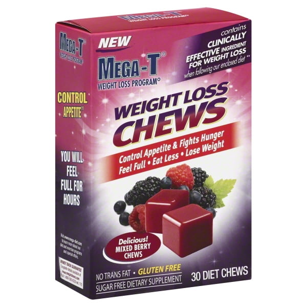 MegaT Weight Loss Chews Controls Appetite and Fights Hunger Mixed